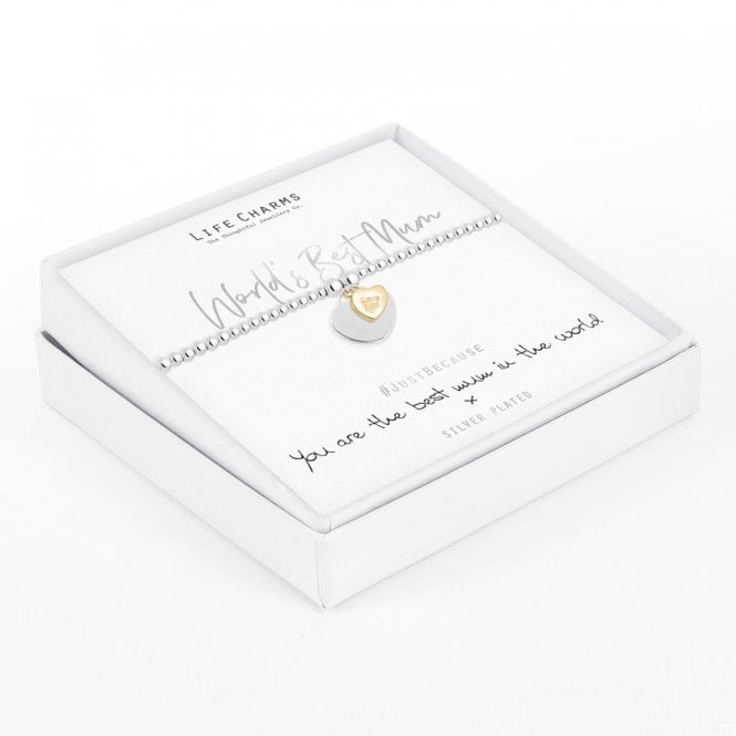 Life Charms Worlds Best Mum Bracelet