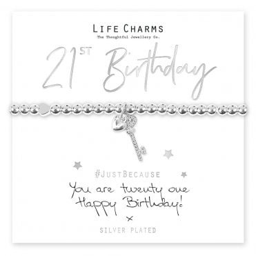 You Are 21 Key Bracelet