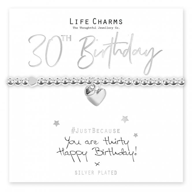 Life Charms You Are 30 Hearts Bracelet
