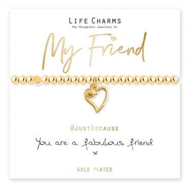 You are a Fabulous Friend Gold Plated Bracelet