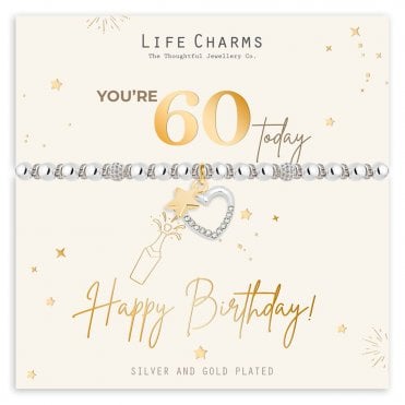 You're 60 Today Bracelet