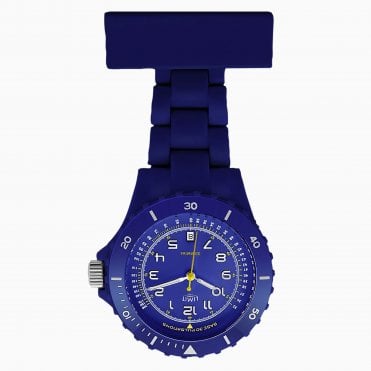 Ladies Rnd Blue Dial Wh Blue Nurses Fob
