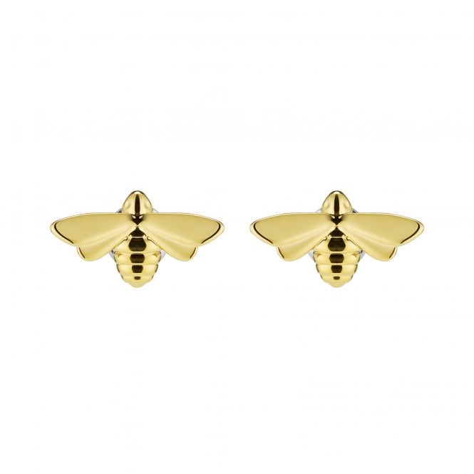 Olivia Burton Ladies Honey Bee Gold Plated Bee Stud Earrings 24100479