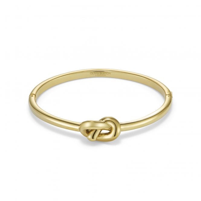 Olivia Burton Ladies Lovers Knot Gold Plated Bangle 24100223