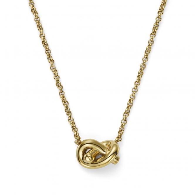 Olivia Burton Ladies Lovers Knot Gold Plated Necklace 24100221