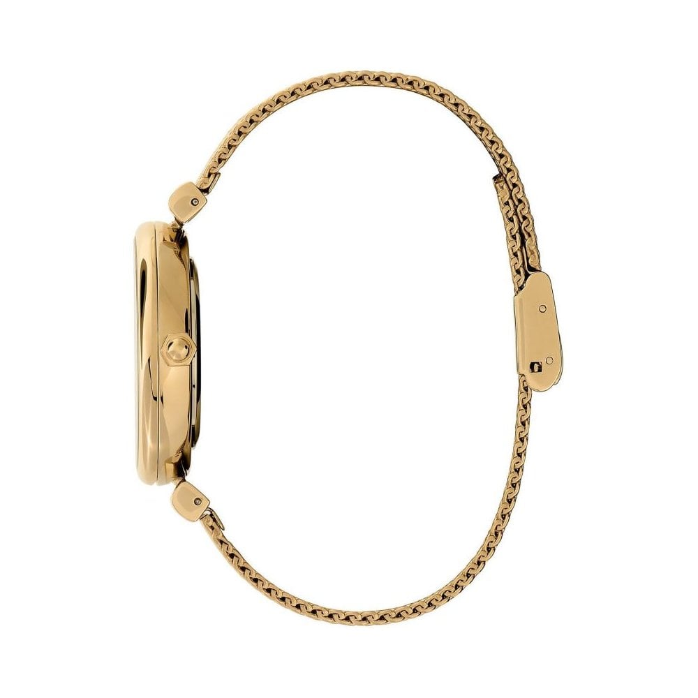 Olivia Burton Ladies SIGNATURE BEE Round Gold Dial Gold Plated 