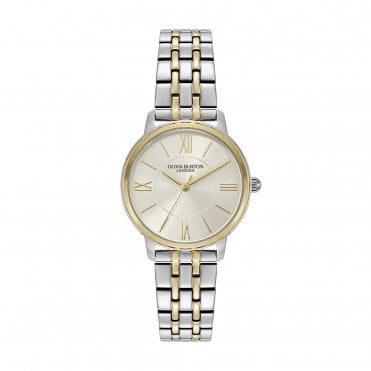Ladies Westbourne Round Ivory Dial Two Colour Bracelet Watch 24000351