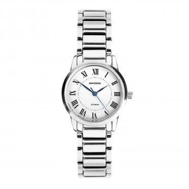 Ladies Beaumont Round 50 metres Dial Stainless Steel Bracelet Watch 40680