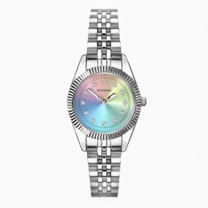 Ladies FRANCIS Multi Coloured Stone Set Dial Stainless Steel Bracelet Watch 40717