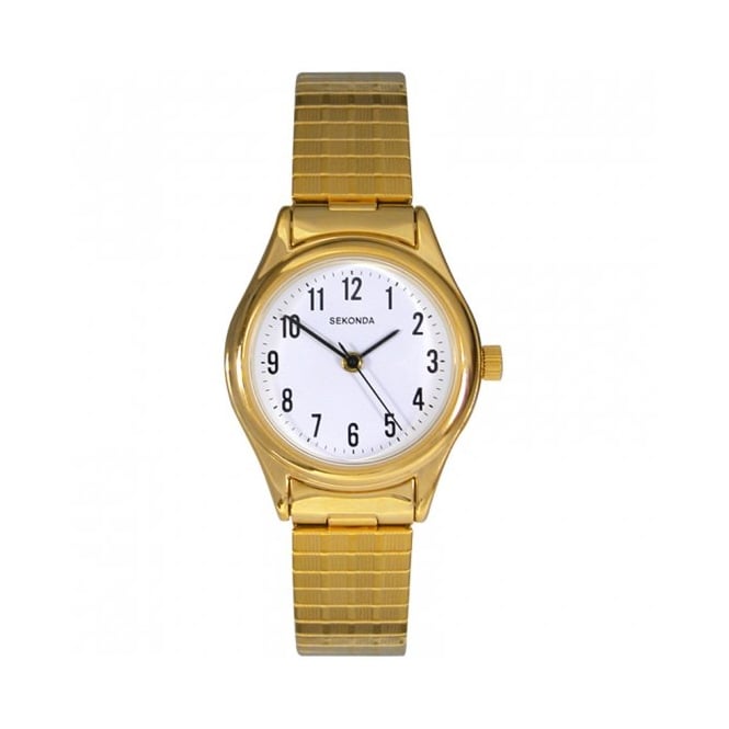 Sekonda Ladies Gold Expander Bracelet Watch 4602