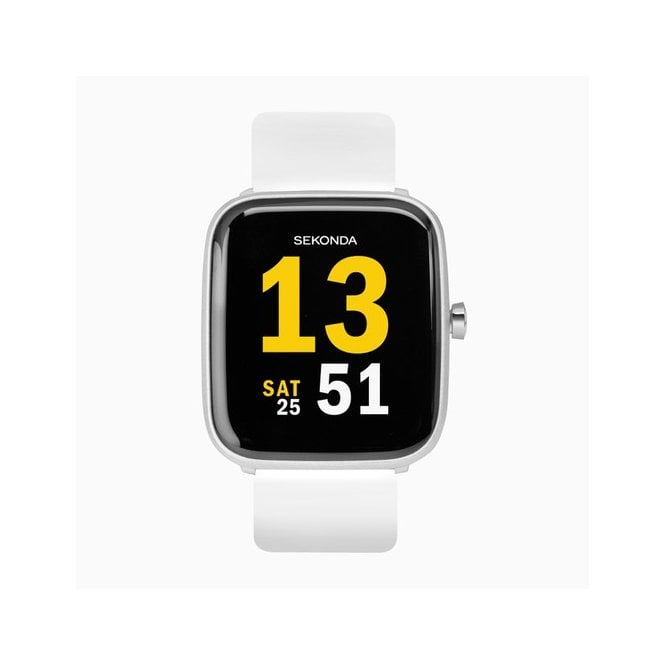Sekonda Uni Motion White Rect Smart Watch 30013