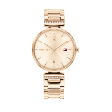 Ladies Aria Round Rose Dial Rose Fancy Bracelet Watch 1782271