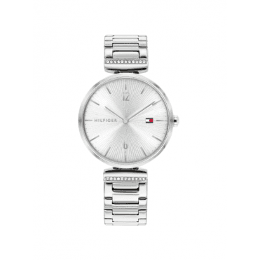 Ladies Aria Round White Dial Stainless Steel Bracelet Watch 1782273