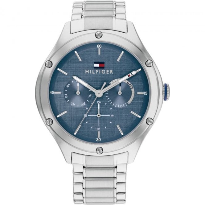 Tommy Hilfiger Ladies LEXI Round Blue Multi Dial Stainless Steel Bracelet Watch 1782657