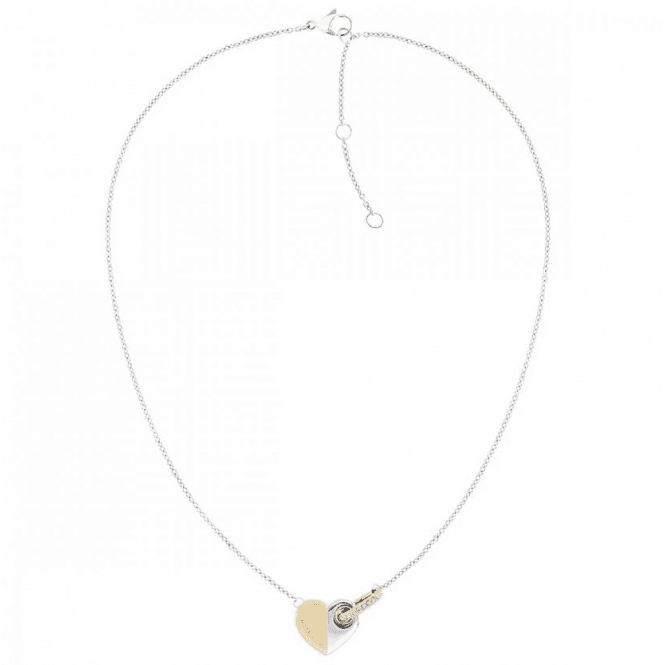 Tommy Hilfiger Ladies LOVE 2 Colour Stone Heart Necklace 2780878